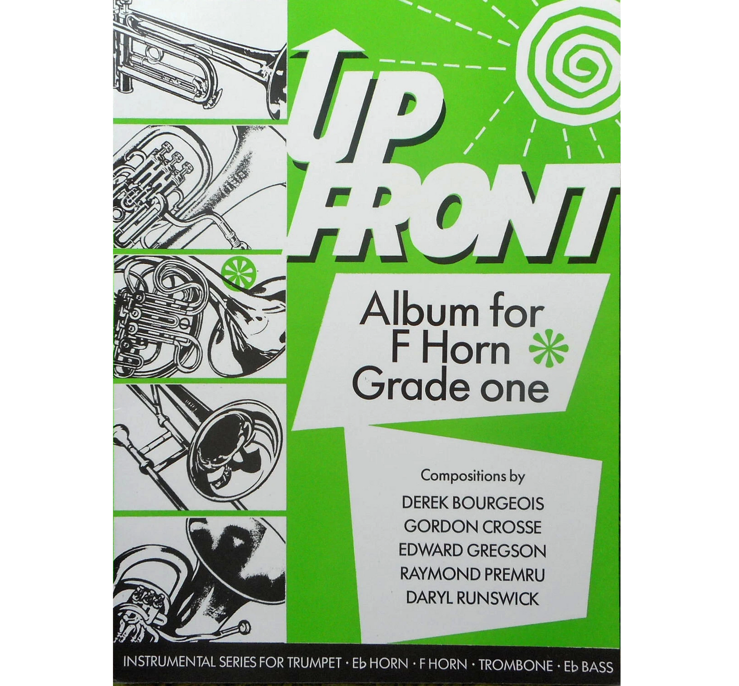 Up Front Album for F Horn Grade One - Borgeois et al - 9790570271962