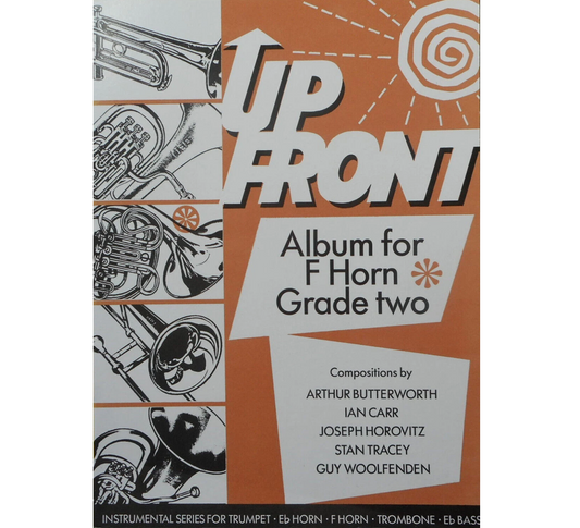 Up Front Album for F Horn Grade Two - Butterworth et al - 9790570271979